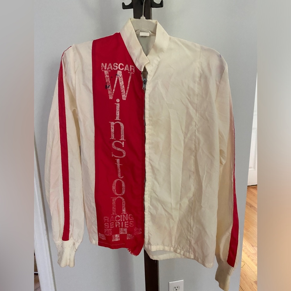 Cool Rare Vintage NASCAR Winston Racing Nylon Jacket - RJ Reynolds promo
